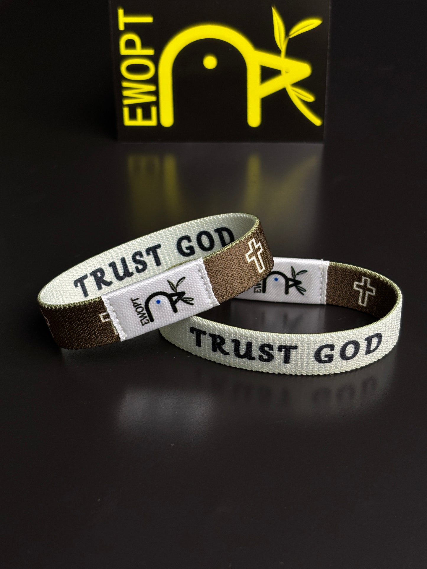 Bible Verse Wristband – Trust in God - Bible Verse Wristband – Trust in God | Bible Verse Bracelets | Christian Gift