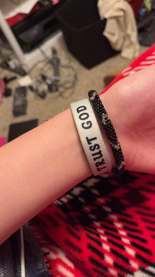 Bible Verse Wristband – Trust in God - Bible Verse Wristband – Trust in God | Bible Verse Bracelets | Christian Gift