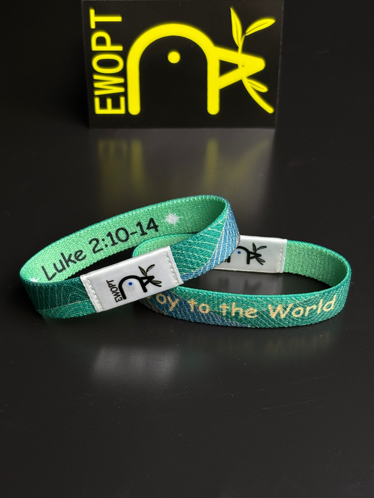 Christian Wristband – Joy to the World Scripture Band - Christian Wristband – Joy to the World Scripture Band | Bible Verse Bracelets | Christian Gift