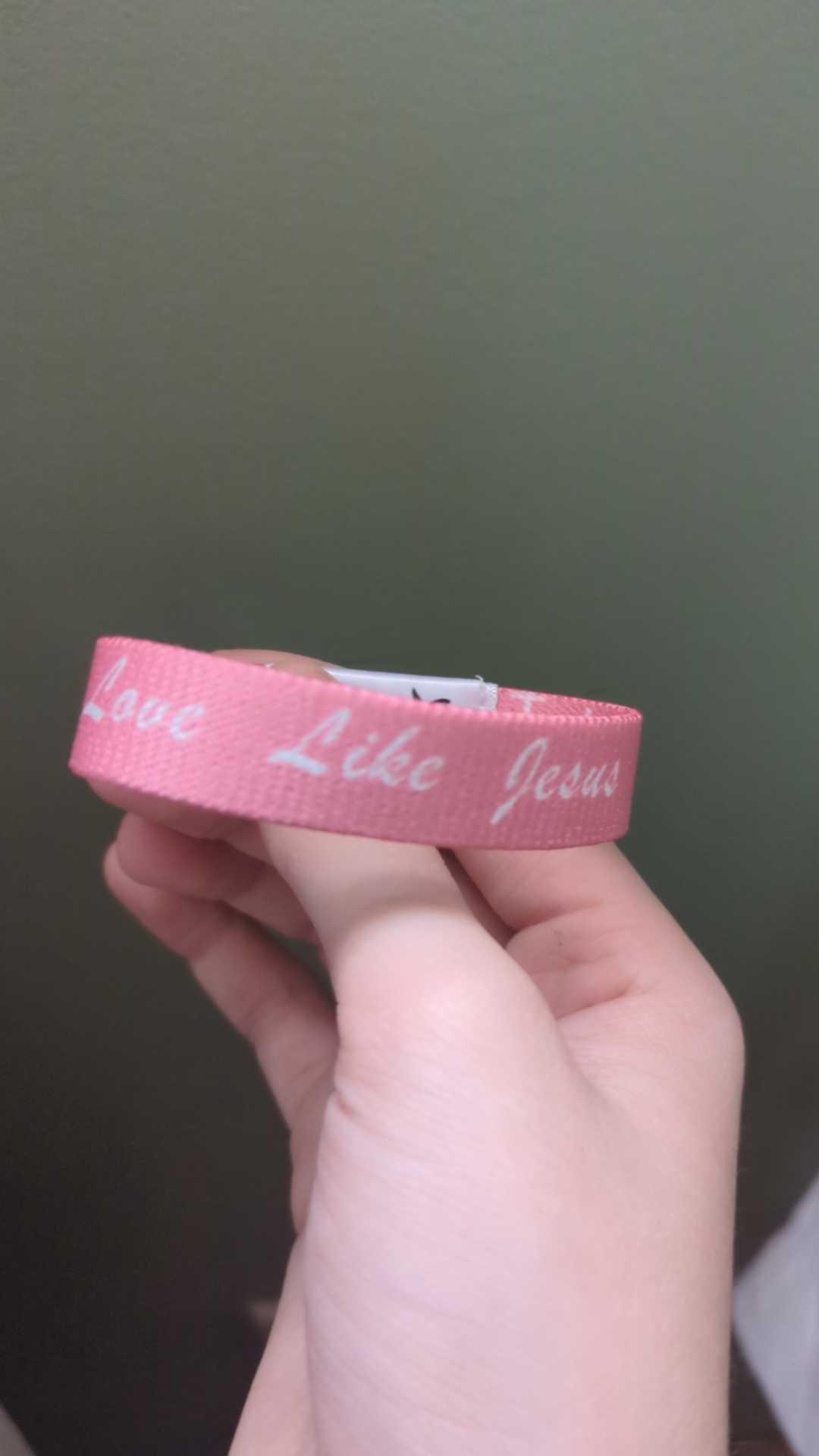 Tap-to-Read Bible Verse Bracelet – Love Like Jesus - Tap-to-Read Bible Verse Bracelet – Love Like Jesus | Bible Verse Bracelets | Christian Gift