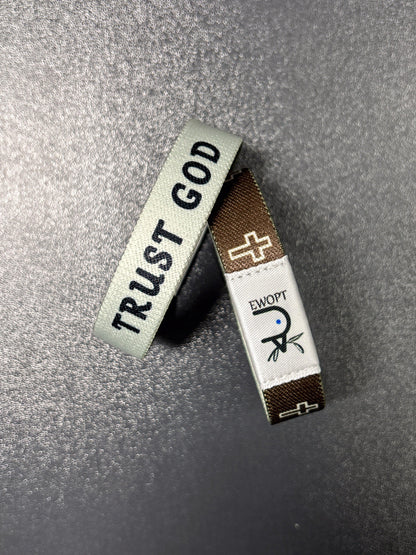 Bible Verse Wristband – Trust in God - Bible Verse Wristband – Trust in God | Bible Verse Bracelets | Christian Gift