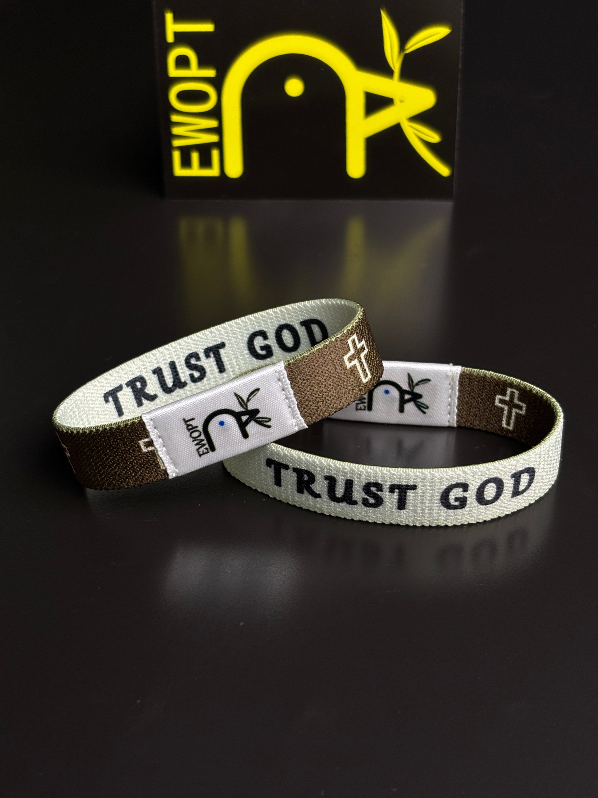 Bible Verse Wristband – Trust in God - Bible Verse Wristband – Trust in God | Bible Verse Bracelets | Christian Gift
