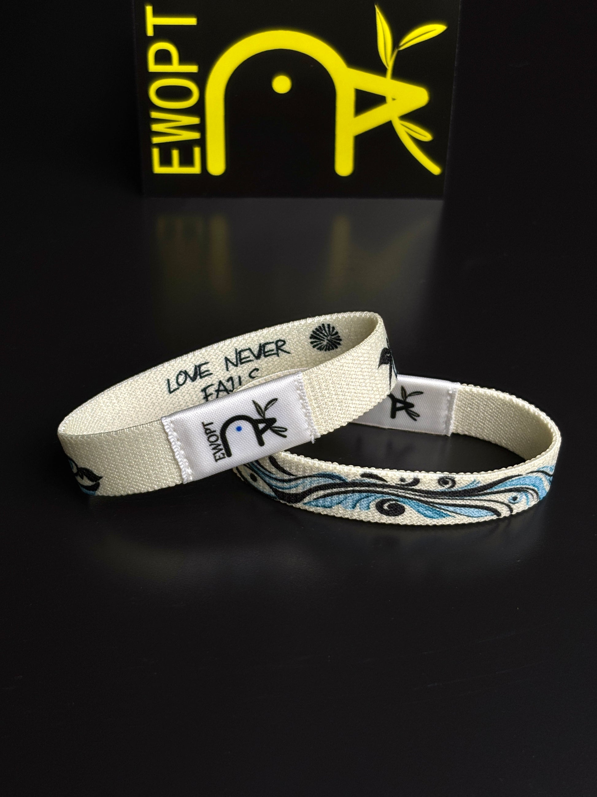 Love Never Fails Bracelet - Love Never Fails Bracelet | Bible Verse Bracelets | Christian Gift